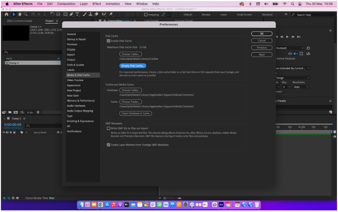 How to fix preview errors in After Effects